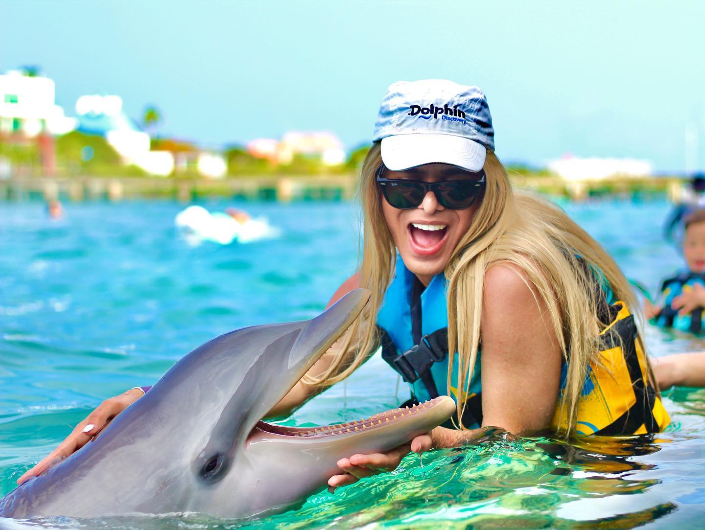 Nado con delfines en Cancún