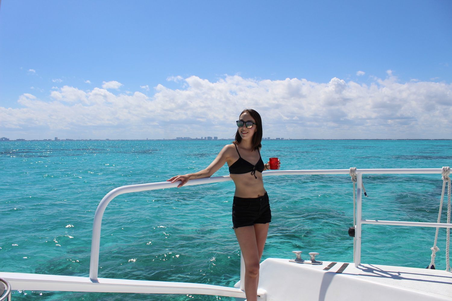 tour en catamarán a Isla Mujeres