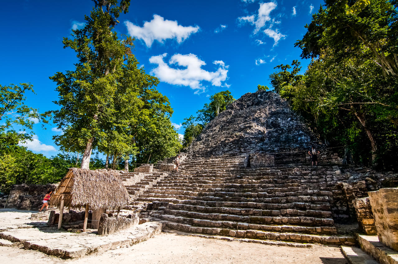 sitio arqueologico de coba cancun turistico