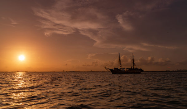 atardecer en cancun